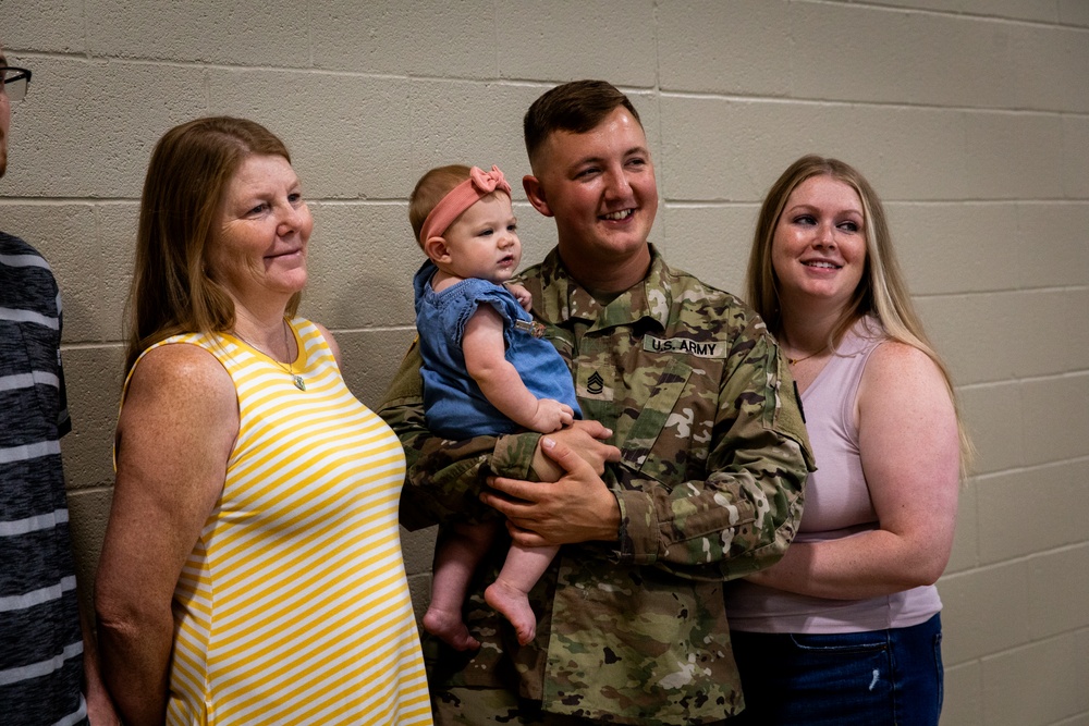 613 Engineer Facilities Detachment deployment ceremony