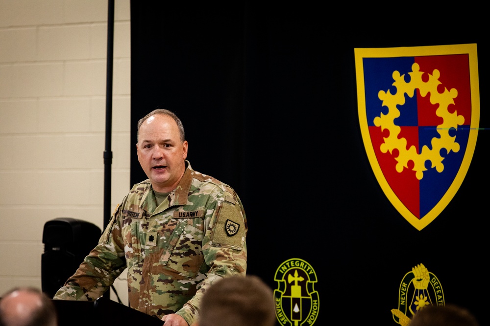 613 Engineer Facilities Detachment deployment ceremony