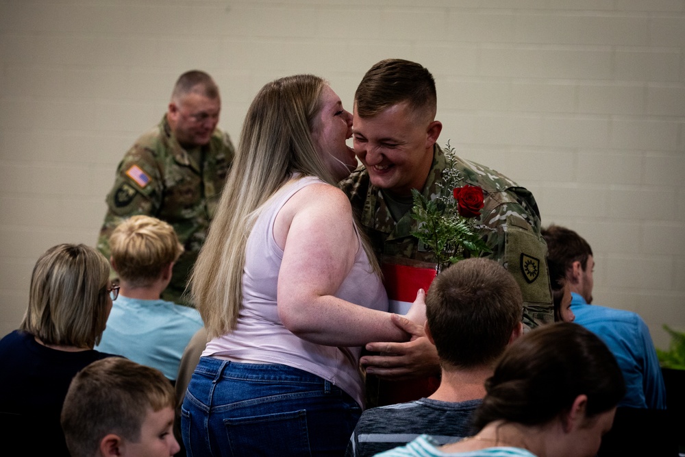 613 Engineer Facilities Detachment deployment ceremony