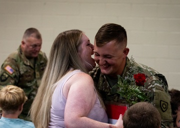 613 Engineer Facilities Detachment deployment ceremony