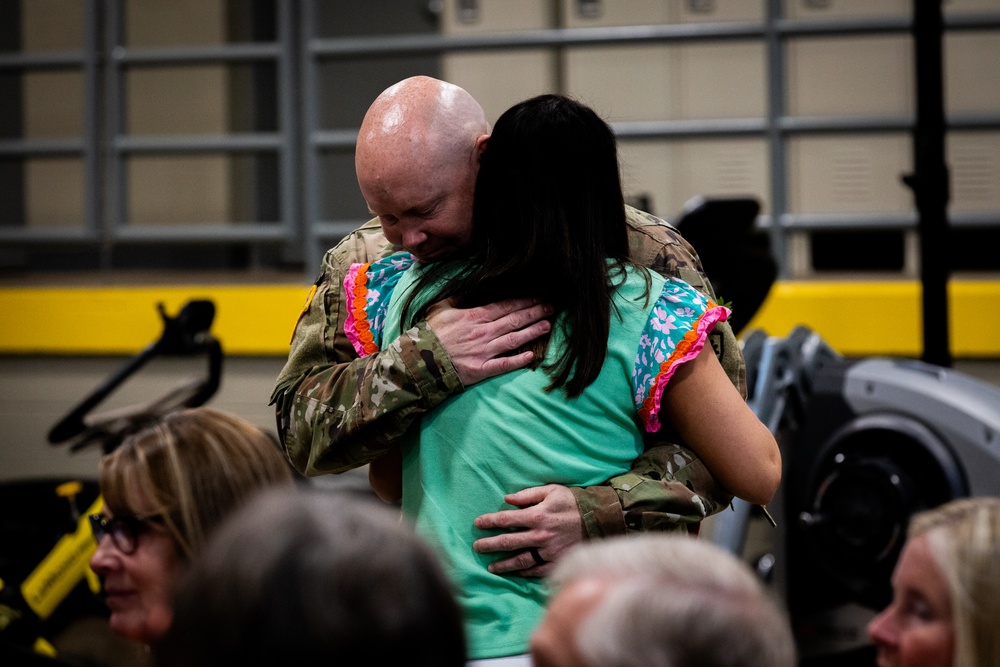 613 Engineer Facilities Detachment deployment ceremony