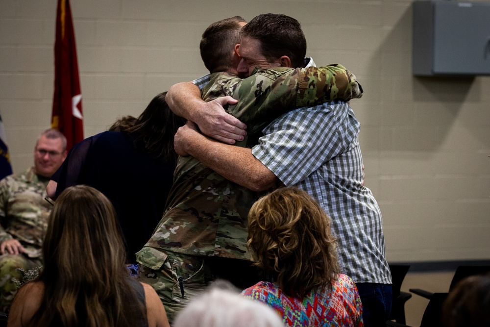 613 Engineer Facilities Detachment deployment ceremony