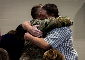 613 Engineer Facilities Detachment deployment ceremony