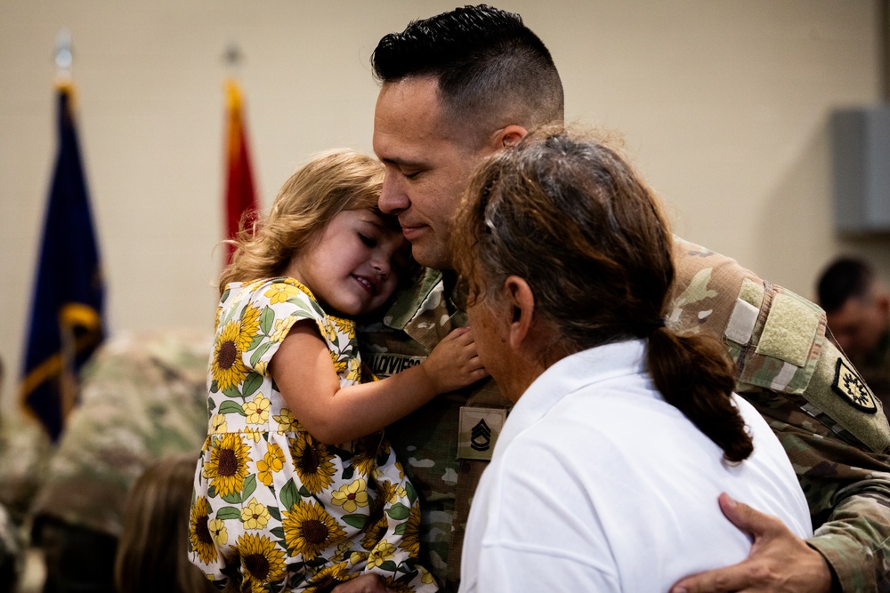 613 Engineer Facilities Detachment deployment ceremony