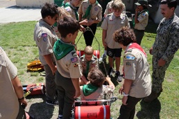 Boy Scouts of America Coronado Troop 801 participate in various survival exercises