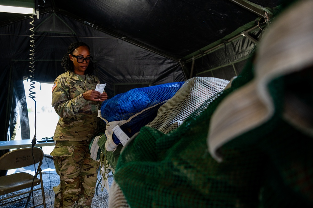 Michigan Army National Guard Laundry and Shower Specialists Sustain Troop Morale During Exercise NS24-2