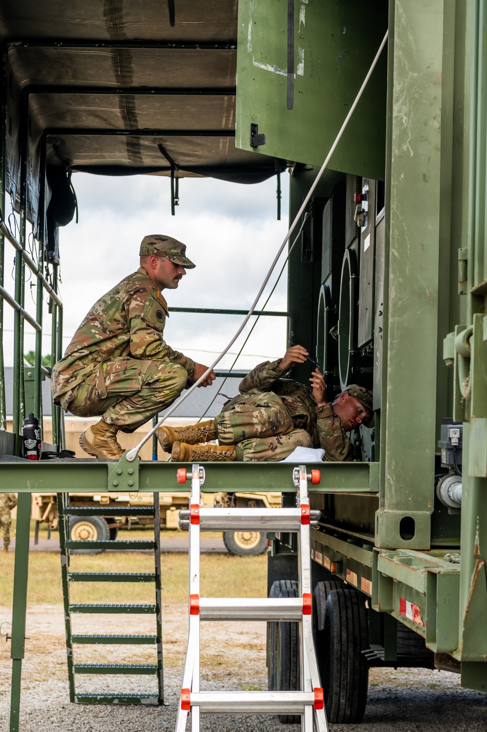 Michigan Army National Guard Laundry and Shower Specialists Sustain Troop Morale During Exercise NS24-2