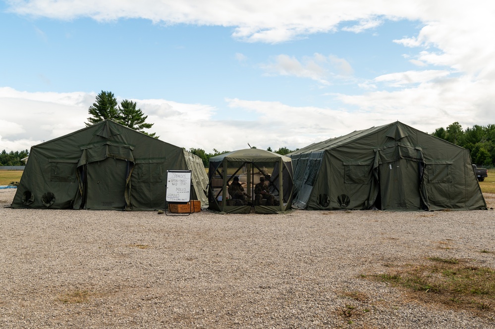 Michigan Army National Guard Laundry and Shower Specialists Sustain Troop Morale During Exercise NS24-2