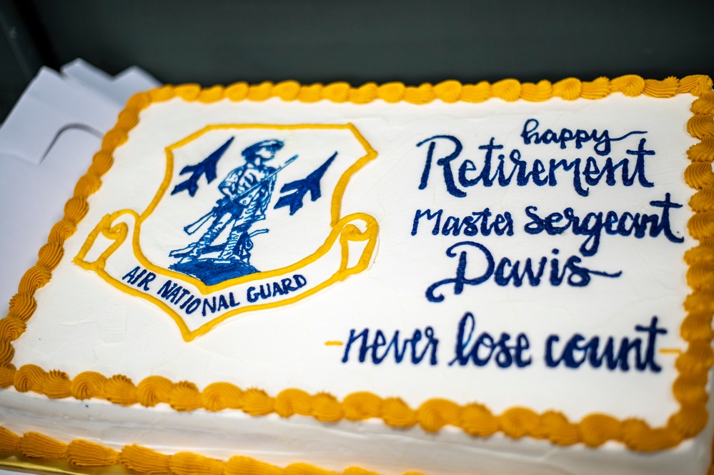 Master Sgt. Davis retirement