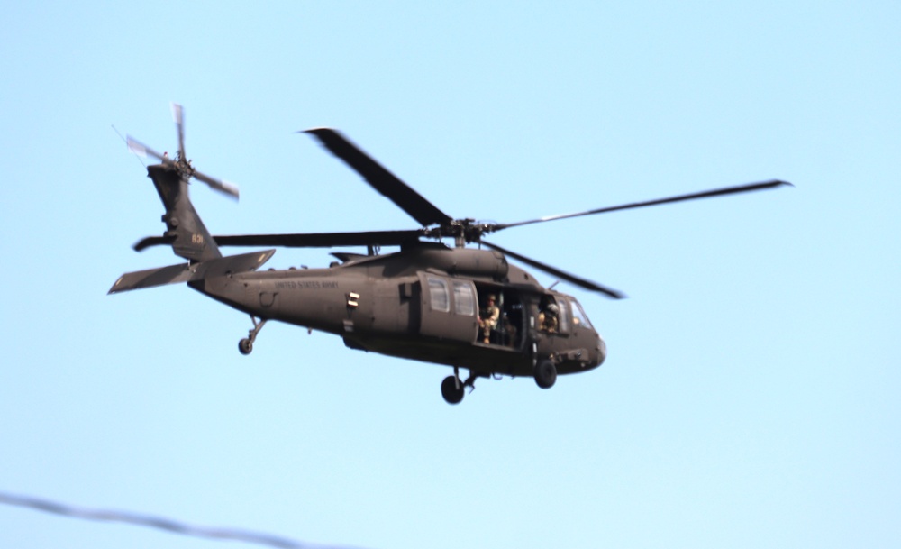 July 2024 UH-60 Black Hawk training operations at Fort McCoy