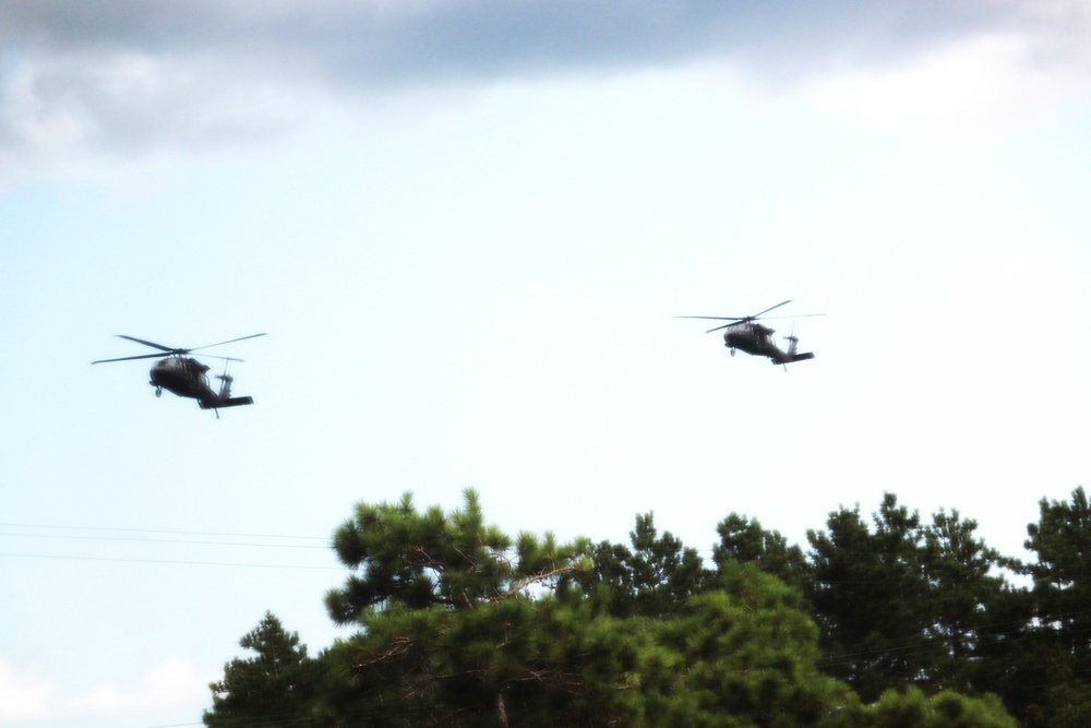 July 2024 UH-60 Black Hawk training operations at Fort McCoy