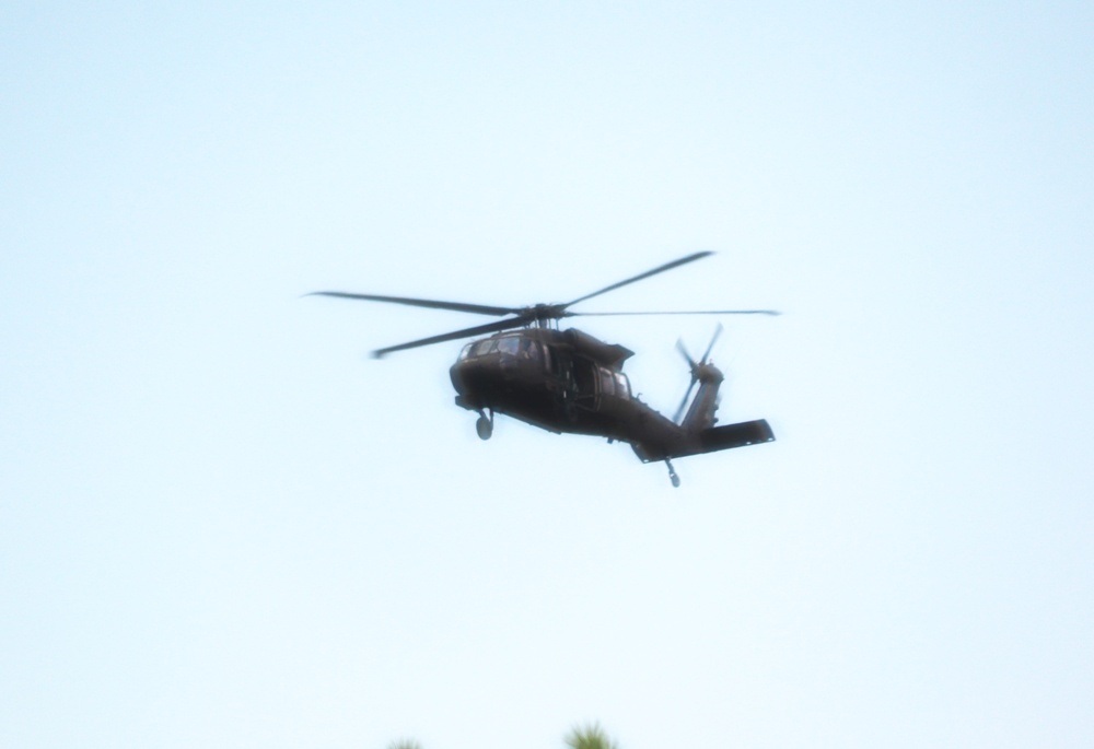 July 2024 UH-60 Black Hawk training operations at Fort McCoy