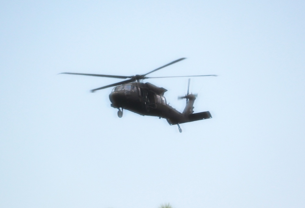 July 2024 UH-60 Black Hawk training operations at Fort McCoy