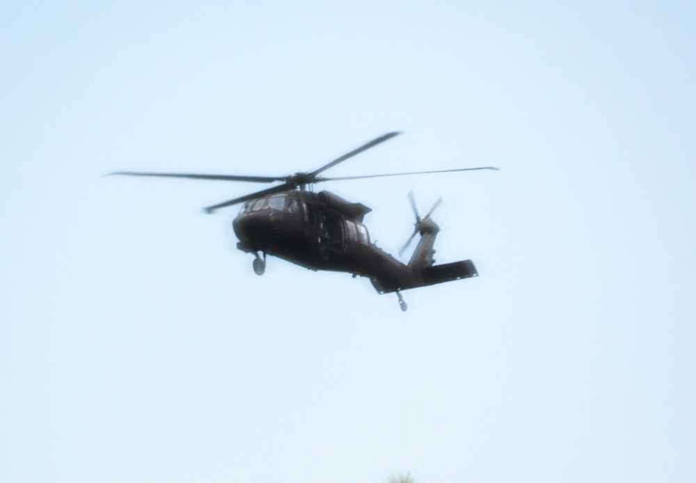 July 2024 UH-60 Black Hawk training operations at Fort McCoy