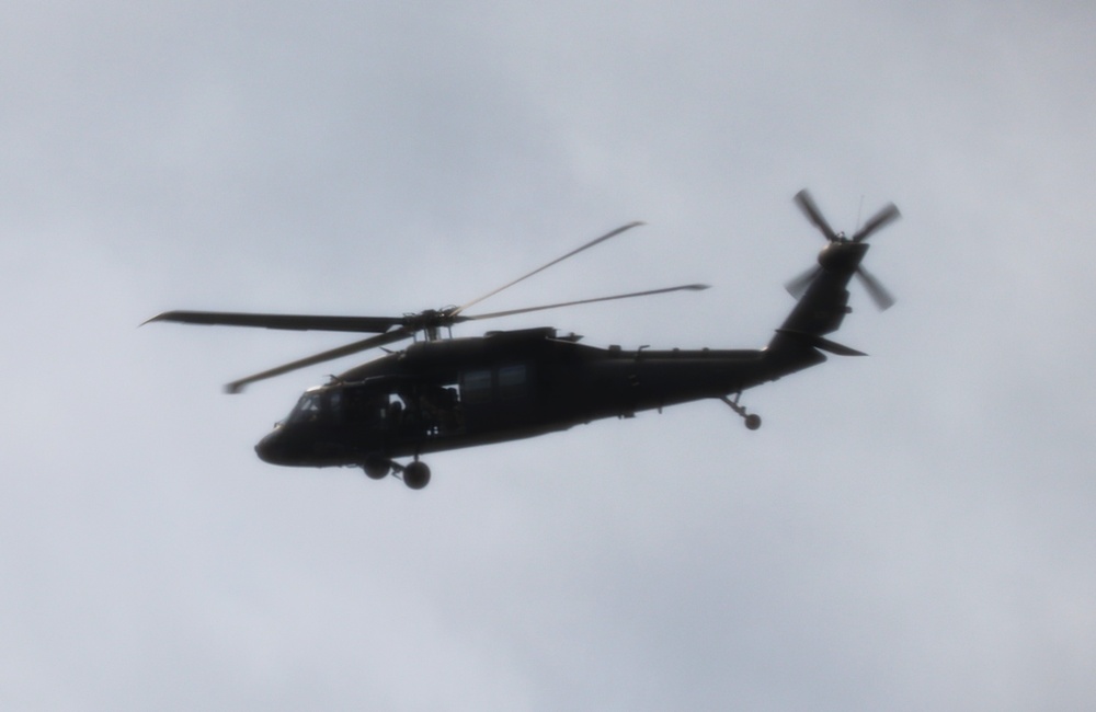 July 2024 UH-60 Black Hawk training operations at Fort McCoy