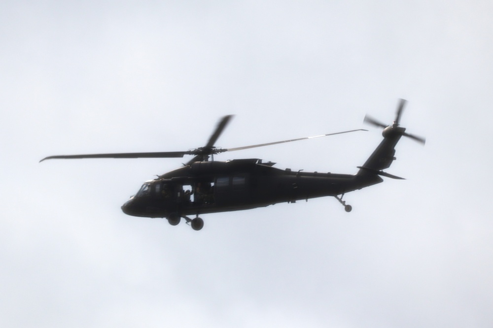 July 2024 UH-60 Black Hawk training operations at Fort McCoy