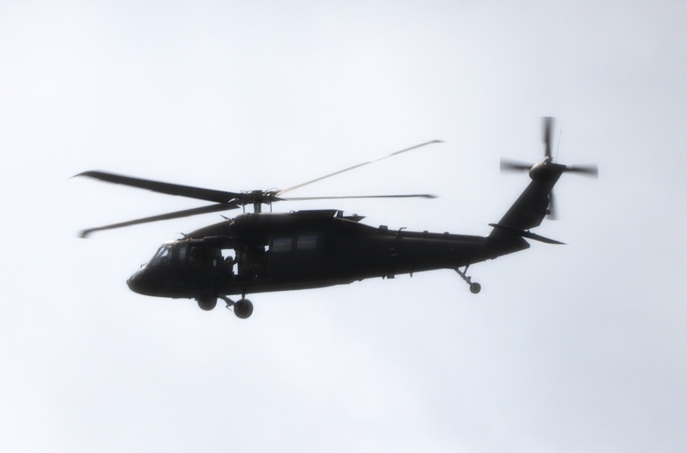 July 2024 UH-60 Black Hawk training operations at Fort McCoy