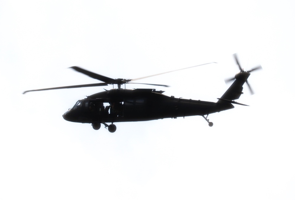 July 2024 UH-60 Black Hawk training operations at Fort McCoy