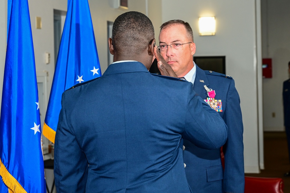 90 MW Deputy Commander Col. John Hundley's Retires