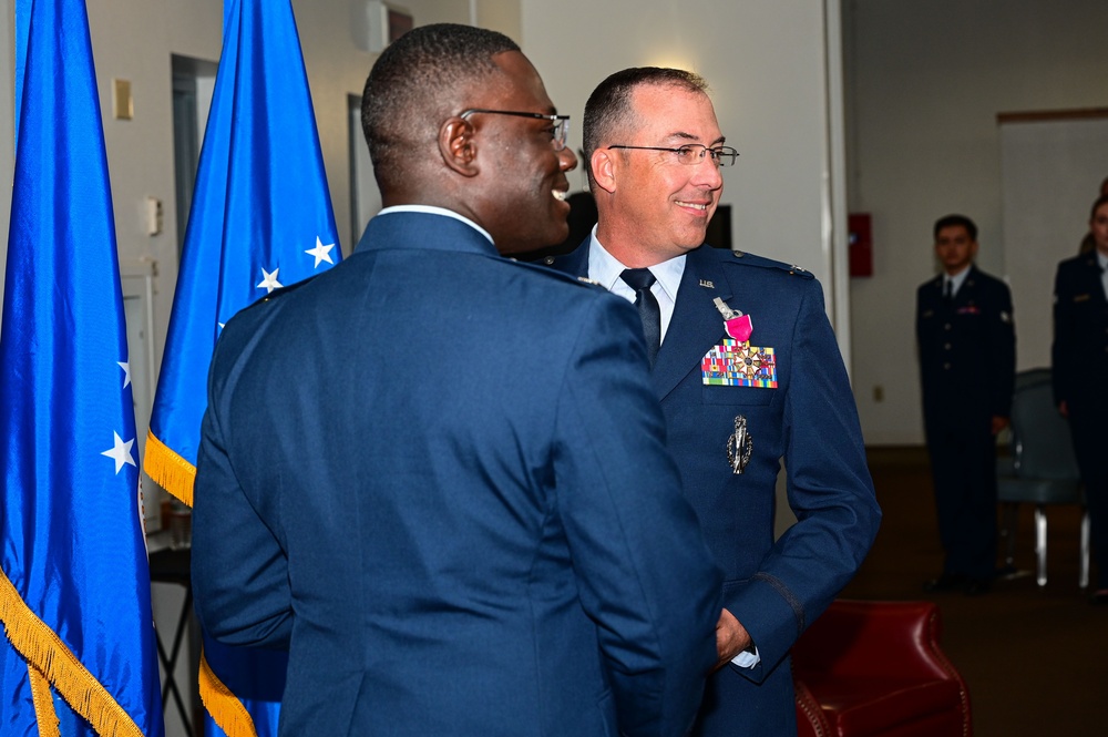 90 MW Deputy Commander Col. John Hundley's Retires