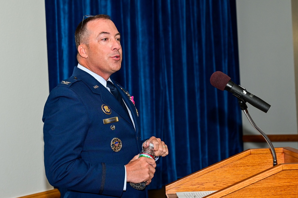 90 MW Deputy Commander Col. John Hundley's Retires