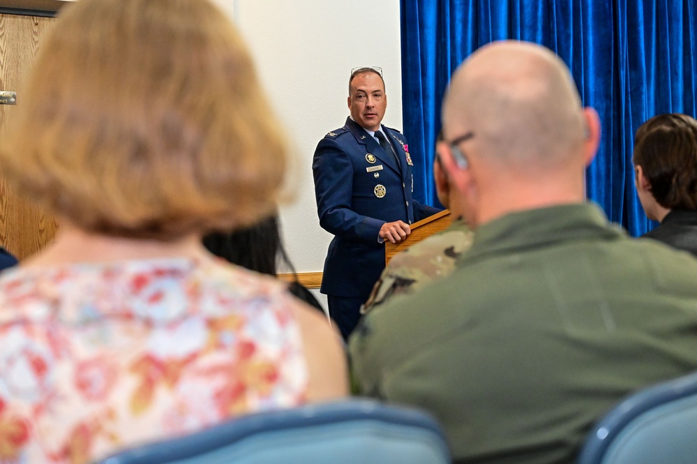 90 MW Deputy Commander Col. John Hundley's Retires