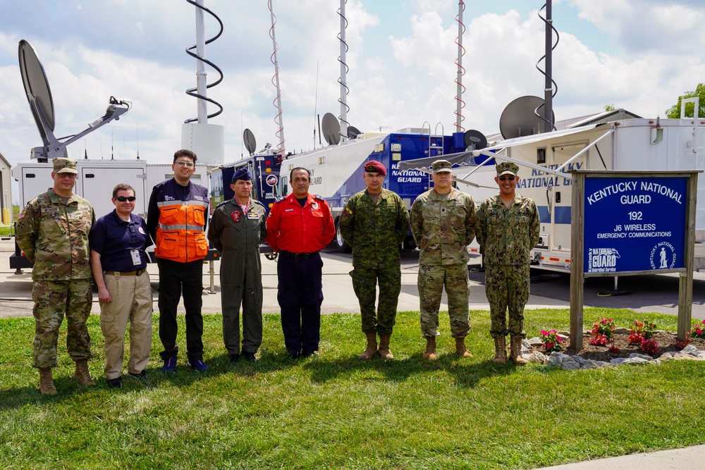 Kentucky National Guard Hosts Ecuadorian Military for Interagency Operations Exchange