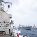 USS Russell Conducts a Replenishment-At-Sea with USNS Big Horn