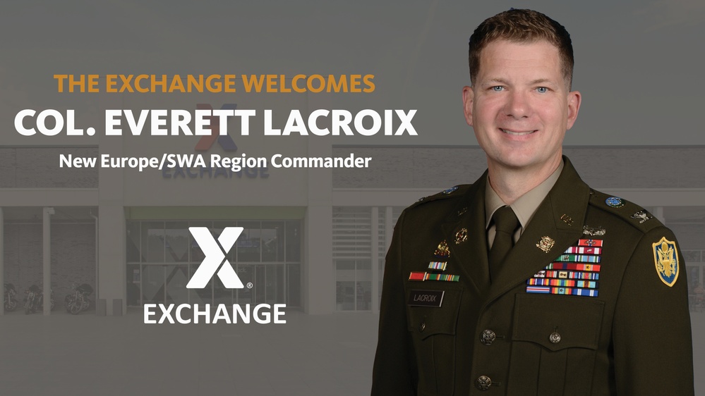 Army &amp; Air Force Exchange Service Welcomes New Commander for Europe, Southwest Asia, Africa