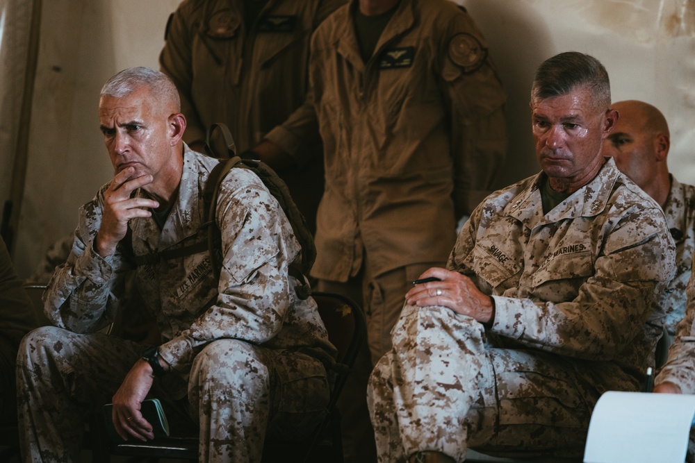 Leaders across 2d MARDIV Conduct a Terrain Walkthrough