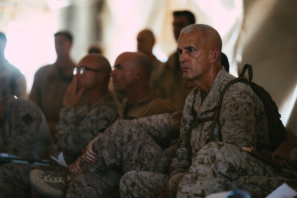 Leaders across 2d MARDIV Conduct a Terrain Walkthrough