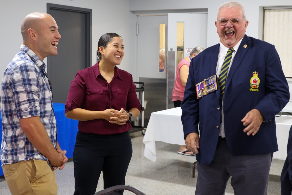 The 2nd Marine Aircraft Wing Band attend a luncheon with the Royal Canadian Legion Branch 275 The 2nd Marine Aircraft Wing Band attend a luncheon with the Royal Canadian Legion Branch 275