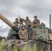 B Battery, 1st Battalion, 201st Field Artillery Regiment reacts to contact and shoots illumination rounds during Northern Strike 2024