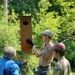 NAVFAC PWD Great Lakes and Troop 46 Eagle Scout Service Project to Install Wood Duck Nesting Boxes and Park Bench