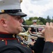 The 2nd Marine Aircraft Wing (MAW) Band performs at the Grand Riverwalk during the Fergus Scottish Festival &amp; Highland Games