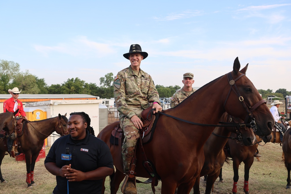 Fort Sill Garrison Commander speaks live on KSWO