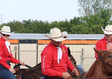Half section awaits grand entry