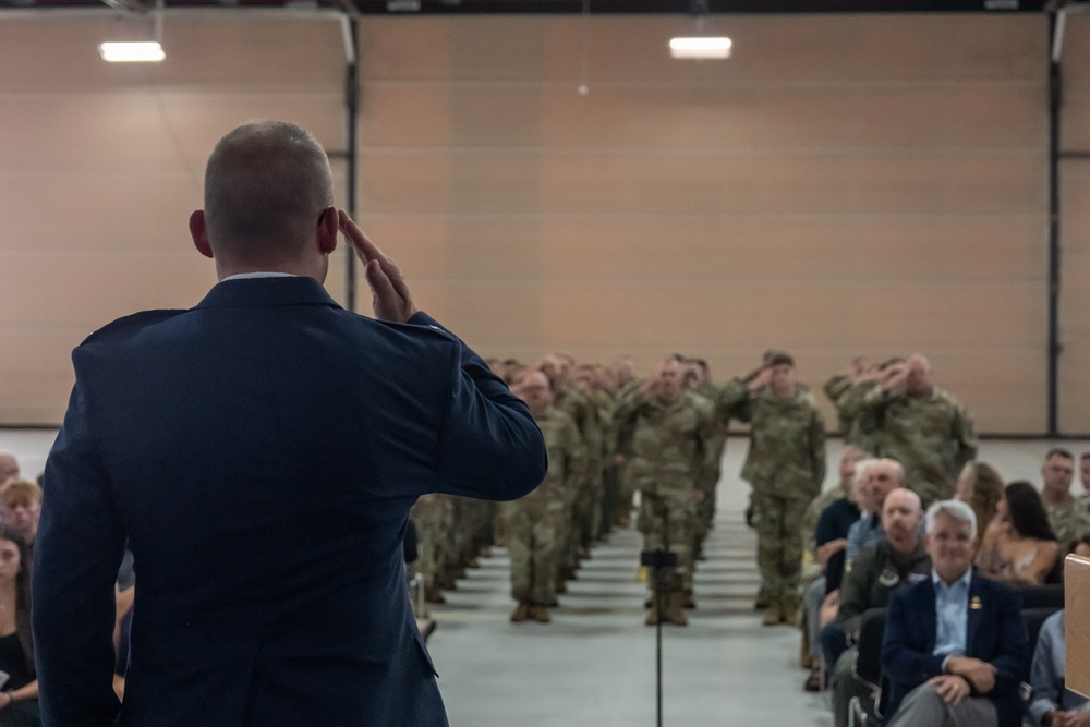 152nd Air Operations Group Conducts Change of Command Ceremony