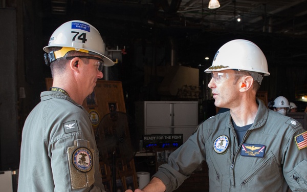 USS John C. Stennis Ringing Off Ceremony
