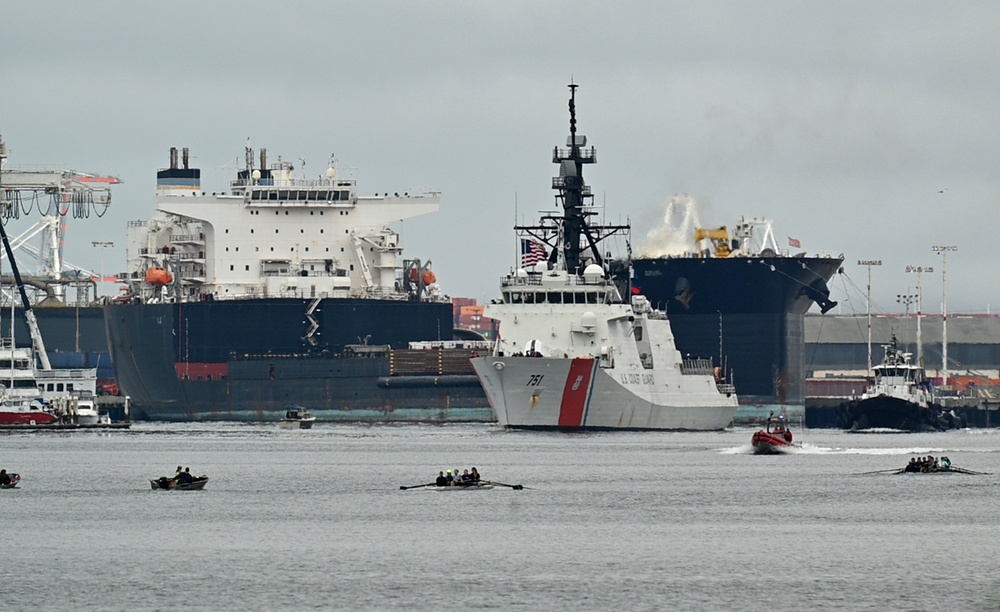 U.S. Coast Guard Cutter Waesche returns home following a 120-day Indo-Pacific patrol