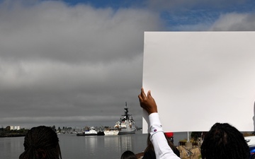 U.S. Coast Guard Cutter Waesche returns home following a 120-day Indo-Pacific patrol