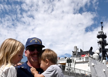 U.S. Coast Guard Cutter Waesche returns home following a 120-day Indo-Pacific patrol