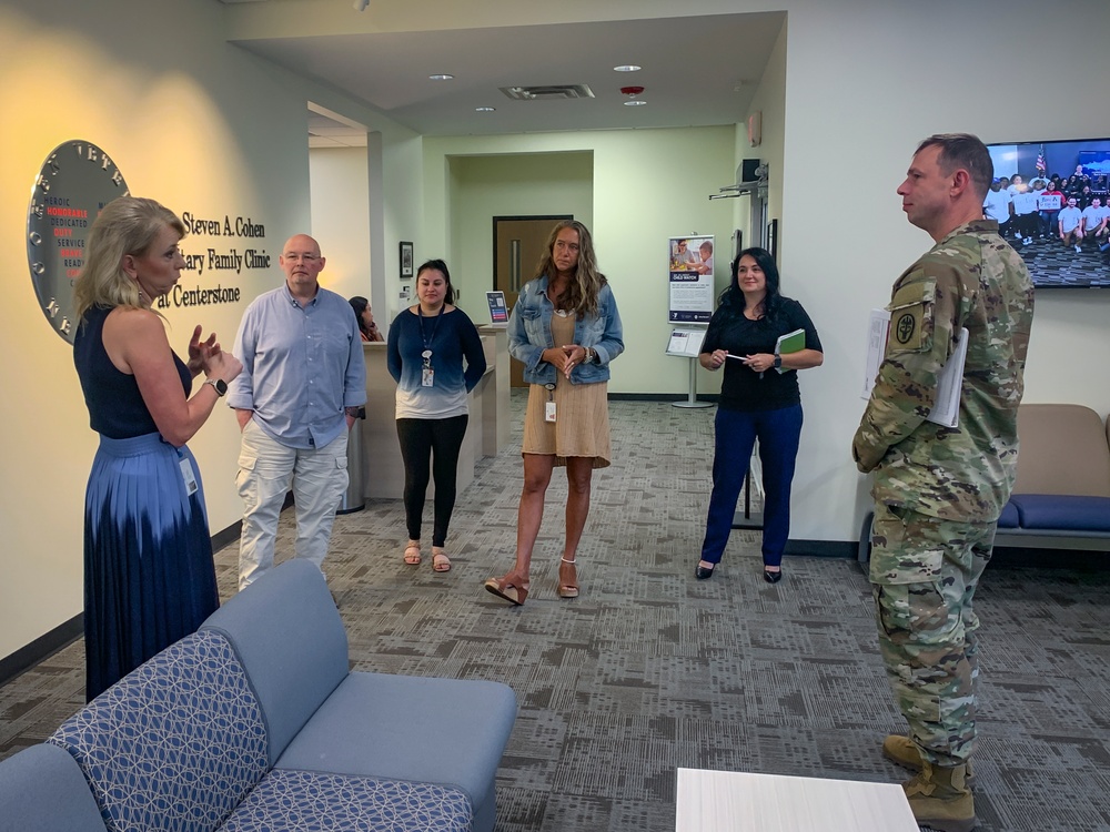 BACH Commander  Visits with  Local Behavioral Health Clinic