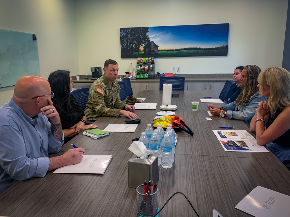 BACH Commander  Visits with  Local Behavioral Health Clinic