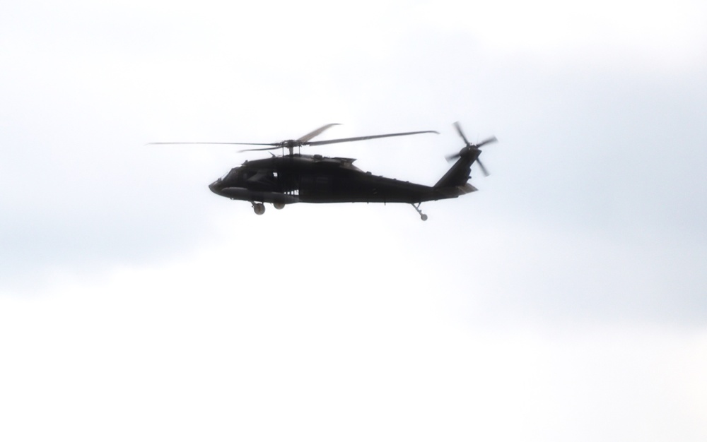 Black Hawk crews support July 2024 training efforts at Fort McCoy