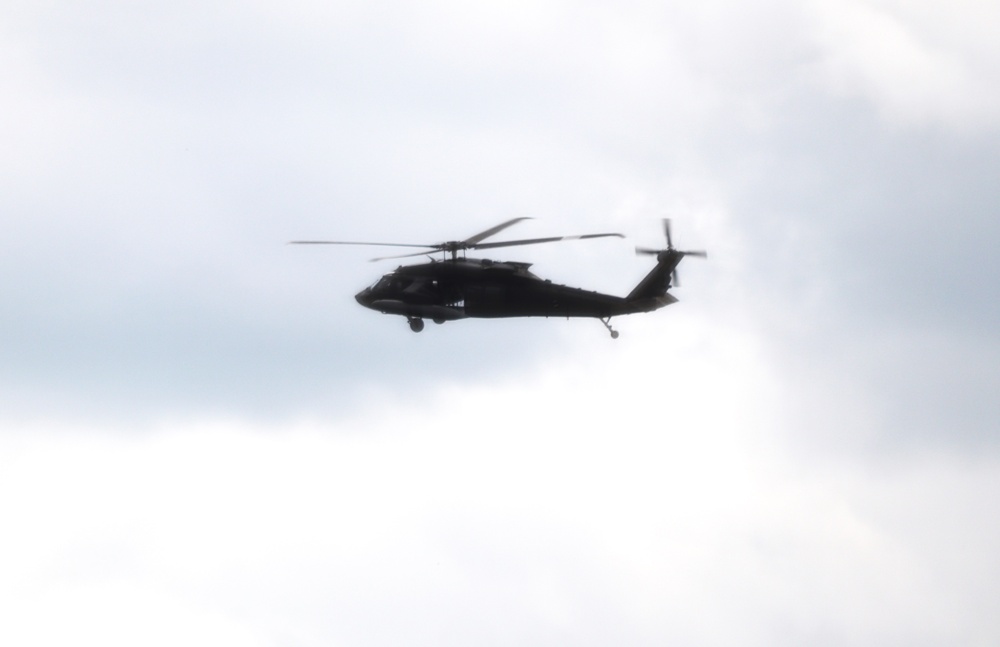 Black Hawk crews support July 2024 training efforts at Fort McCoy