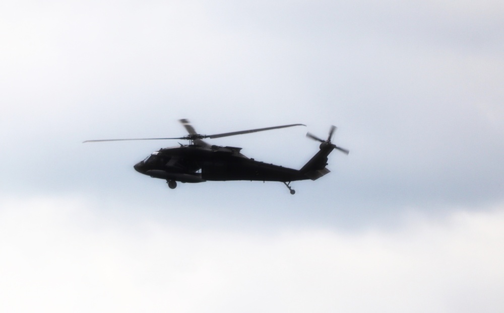 Black Hawk crews support July 2024 training efforts at Fort McCoy