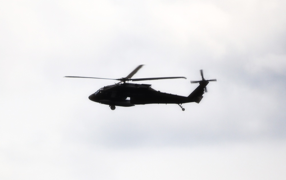 Black Hawk crews support July 2024 training efforts at Fort McCoy