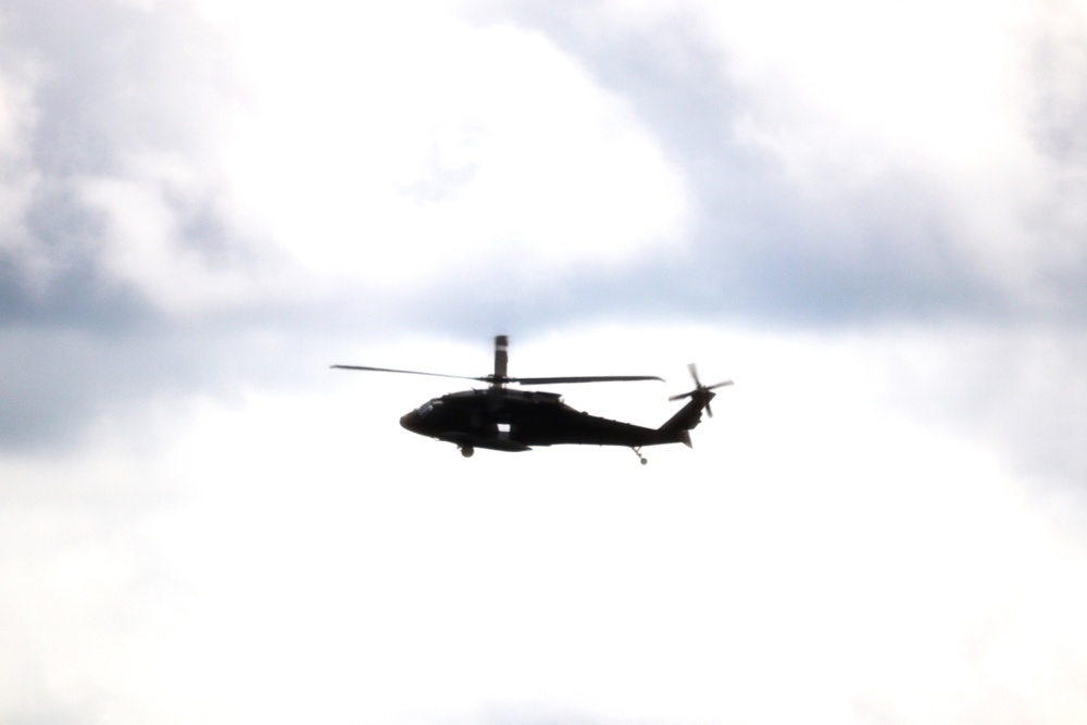 Black Hawk crews support July 2024 training efforts at Fort McCoy