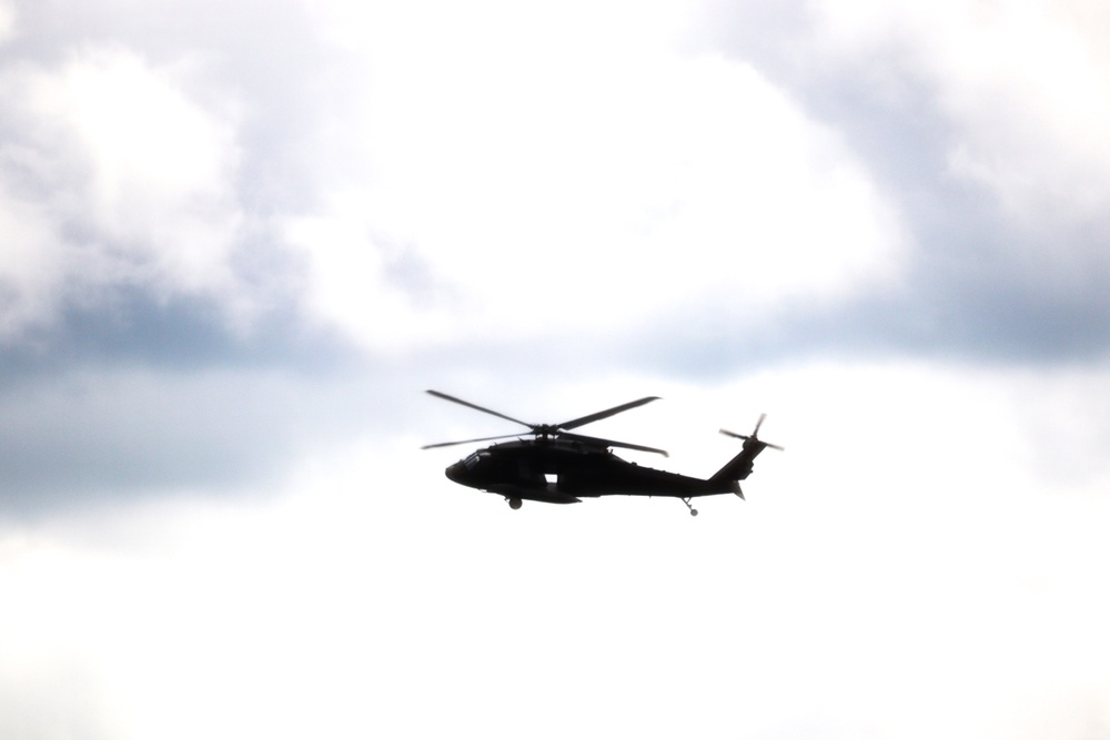 Black Hawk crews support July 2024 training efforts at Fort McCoy